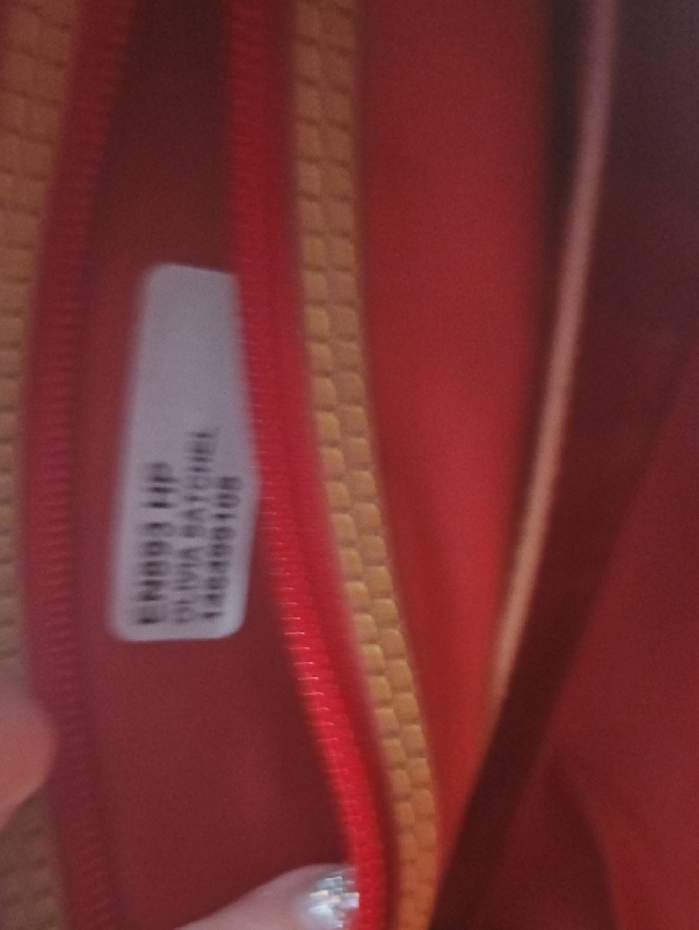 Dooney & Bourke Hot Pink Leather Tote with Tan Handles - Picture 8 of 11